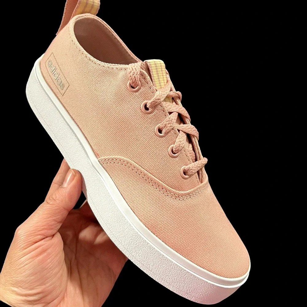 Adidas Broma Women's Skateboard Sneakers Size 5.5 Spirit Glow Low‎ Top Lace Up